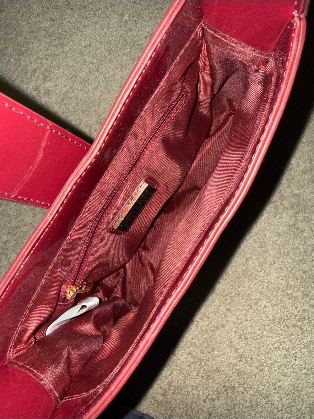 Patent Shoulder Bag - Picture 3 of 7